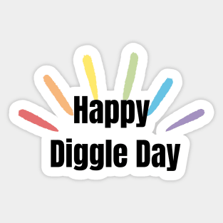 Happy Diggle Day - Same Here Man Podcast Sticker